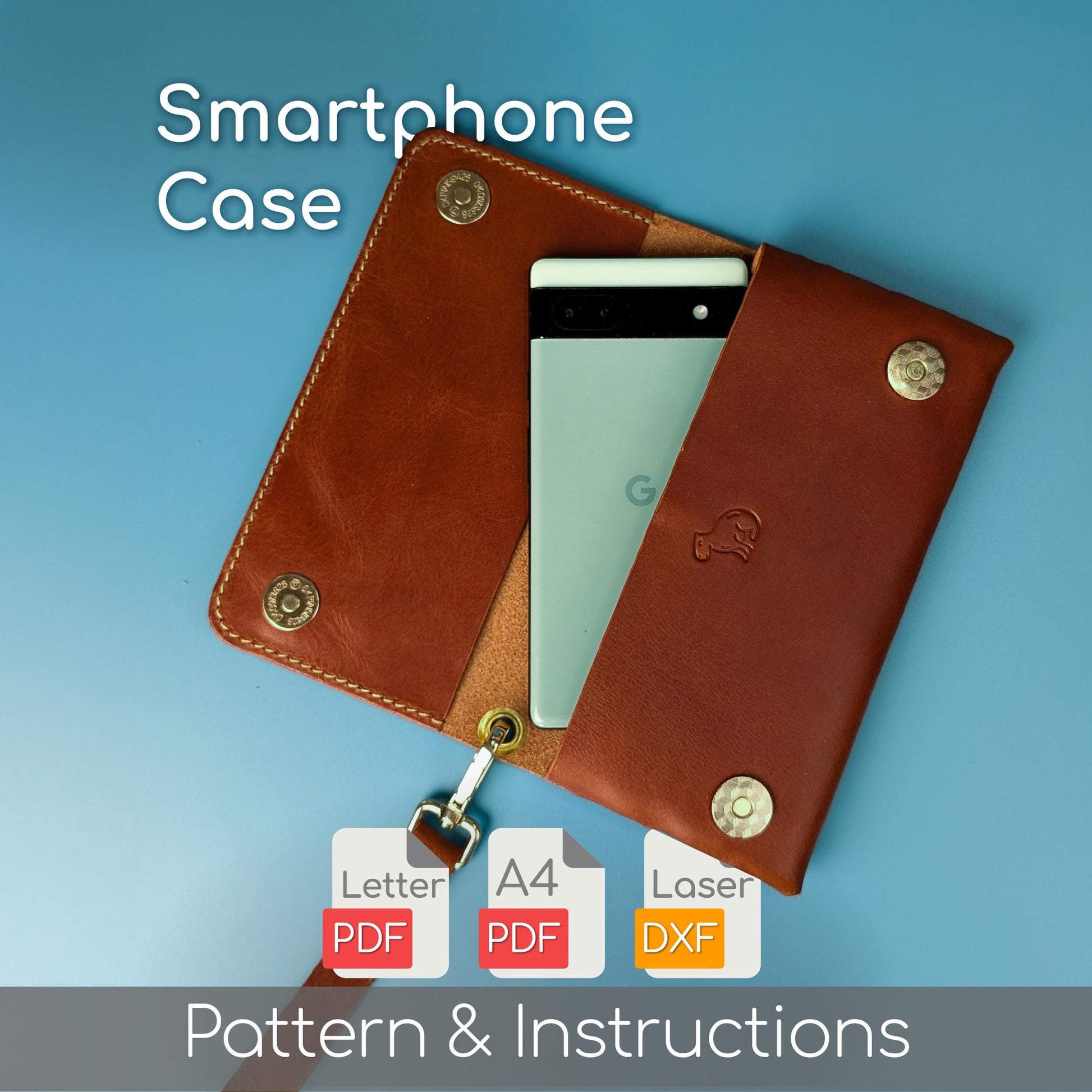 Phone Case with Lanyard Pattern