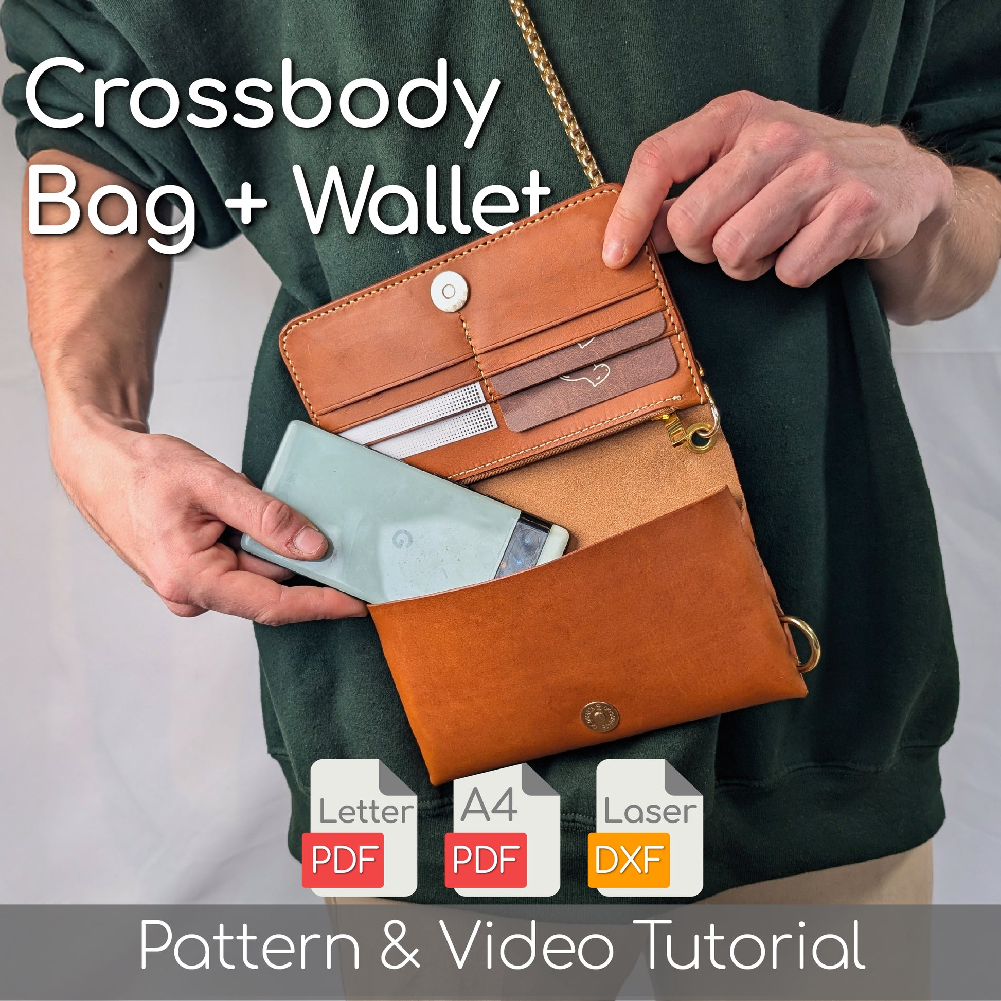 Crossbody Wallet & Phone Bag Pattern