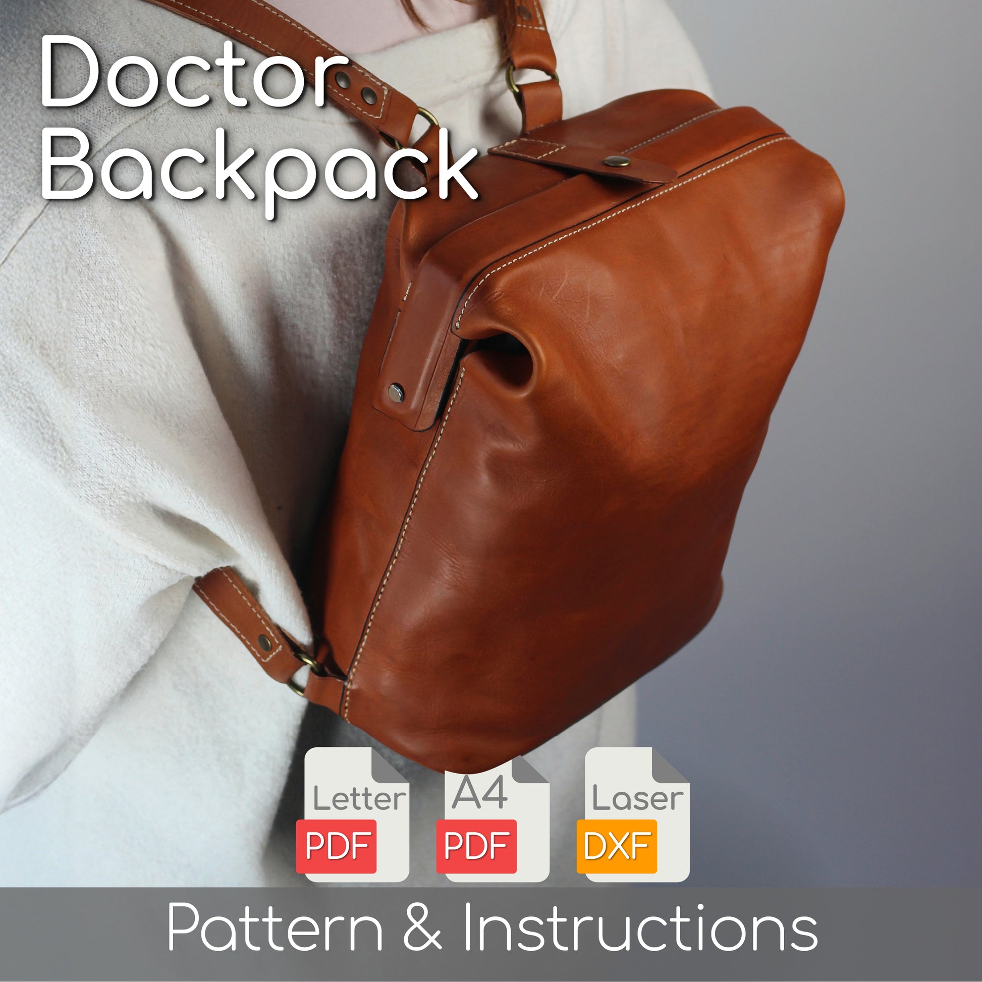 Leather Doctor Backpack Pattern