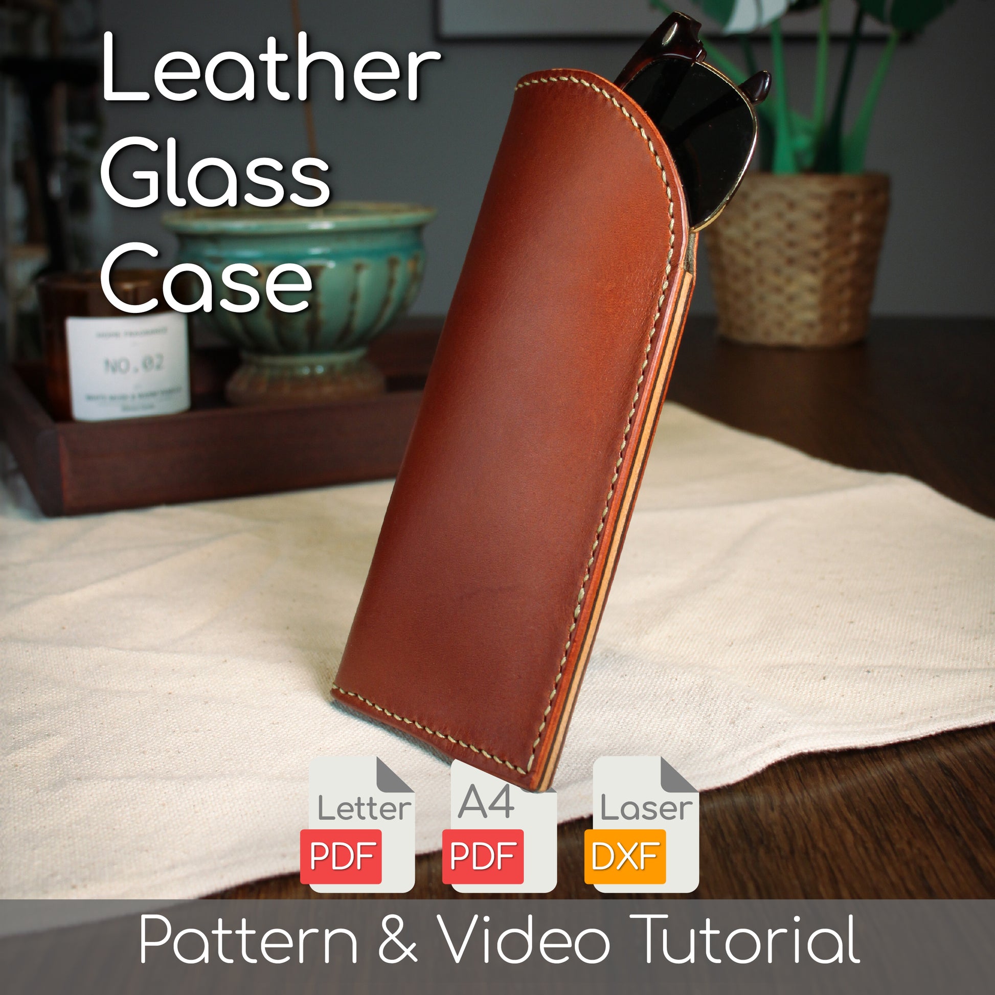 Leather Glasses Case Pattern