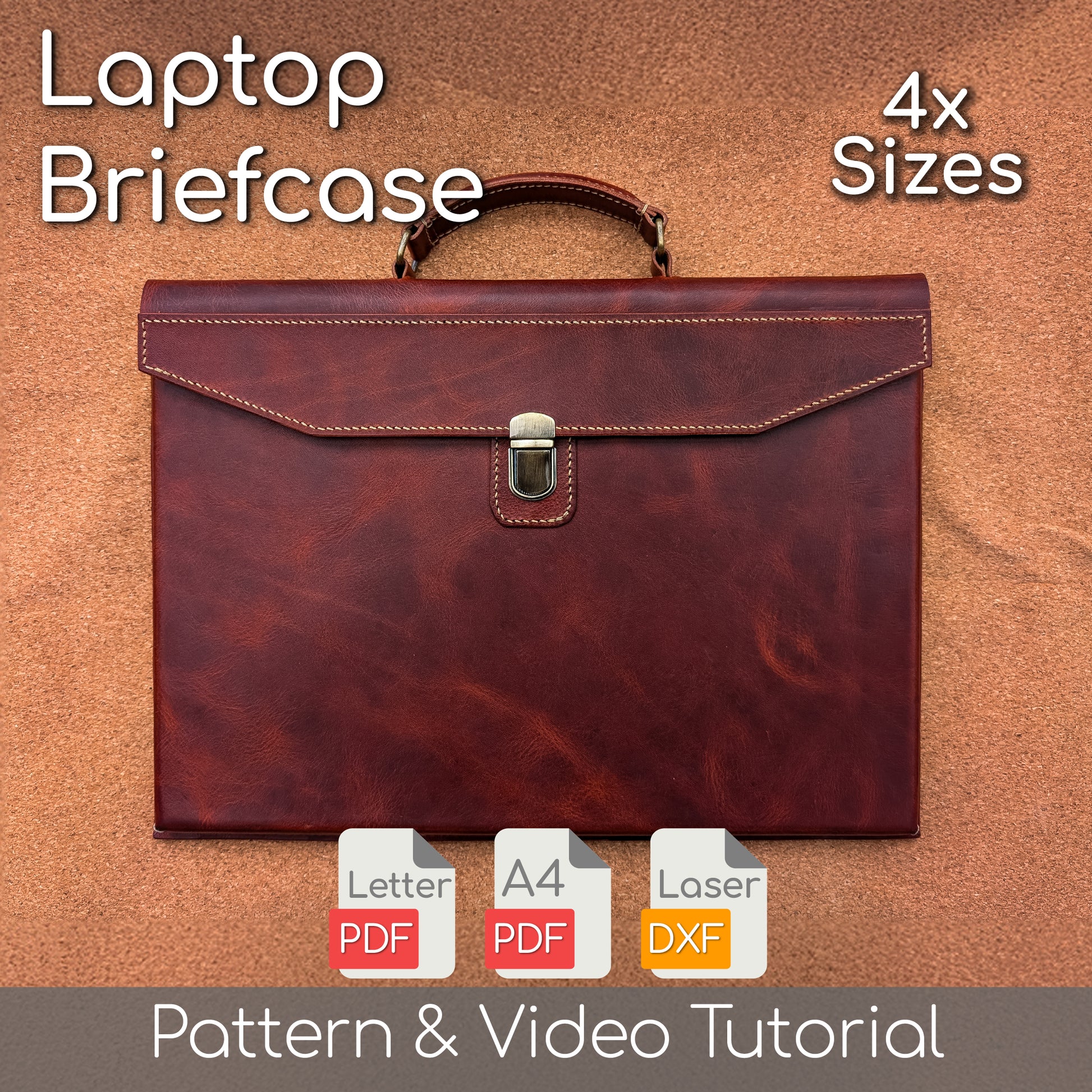 Slim Laptop Briefcase Pattern