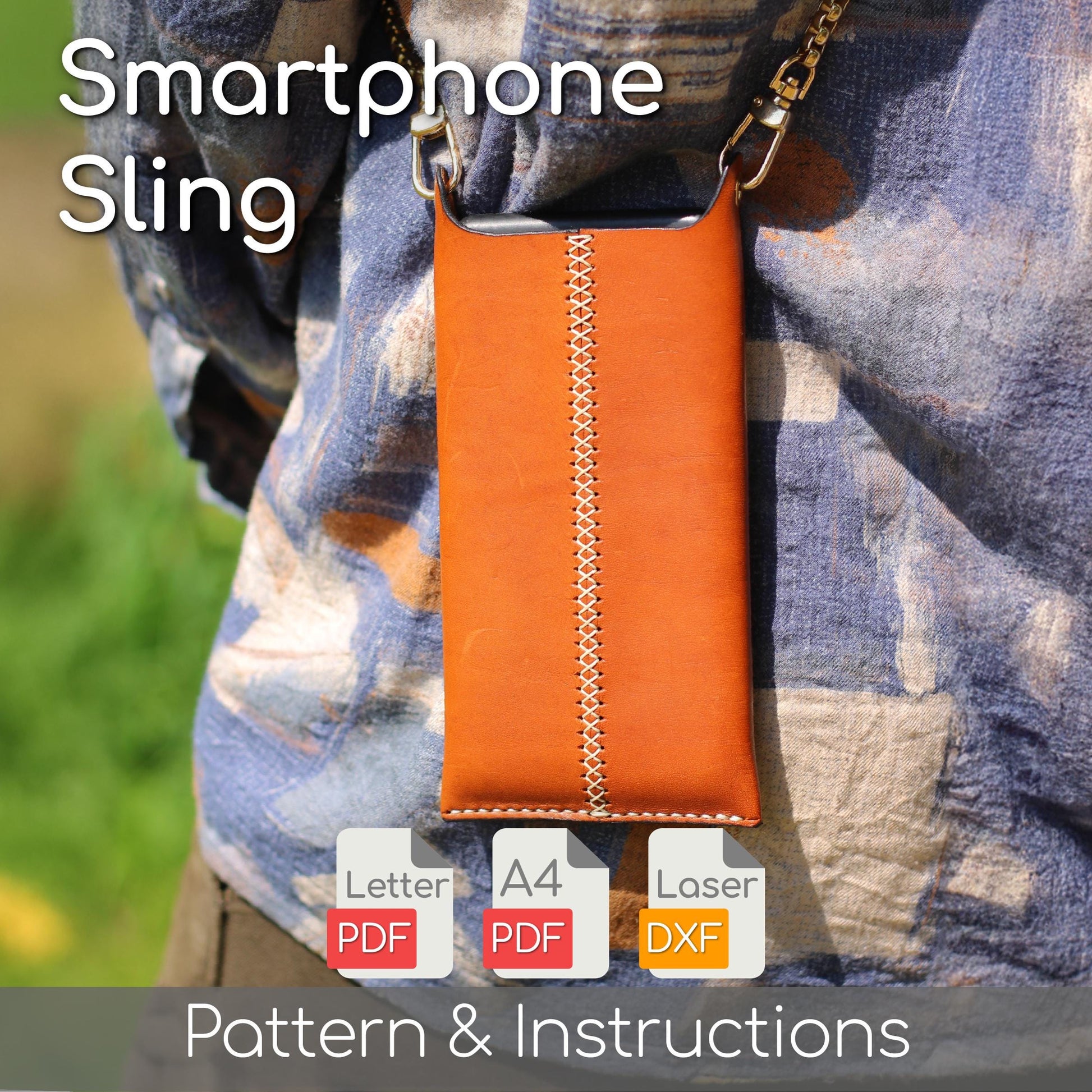 Smartphone Crossbody Sling Case Pattern