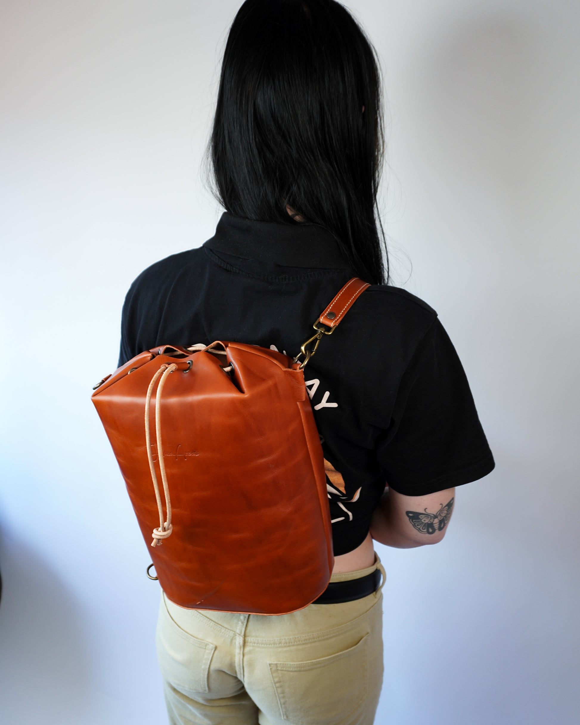 Leather Bucket Bag Pattern - 3 Different Sizes