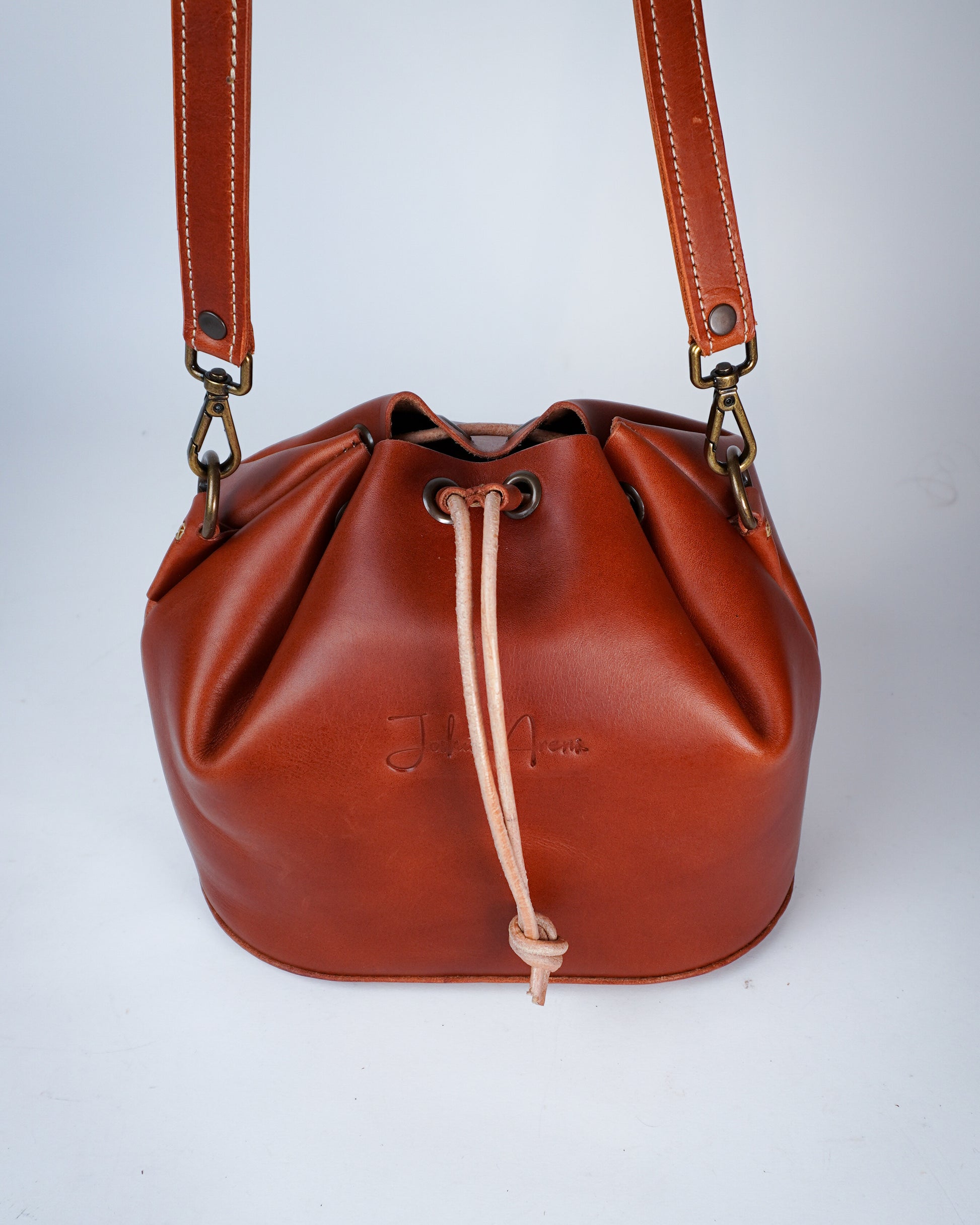 Leather Bucket Bag Pattern - 3 Different Sizes