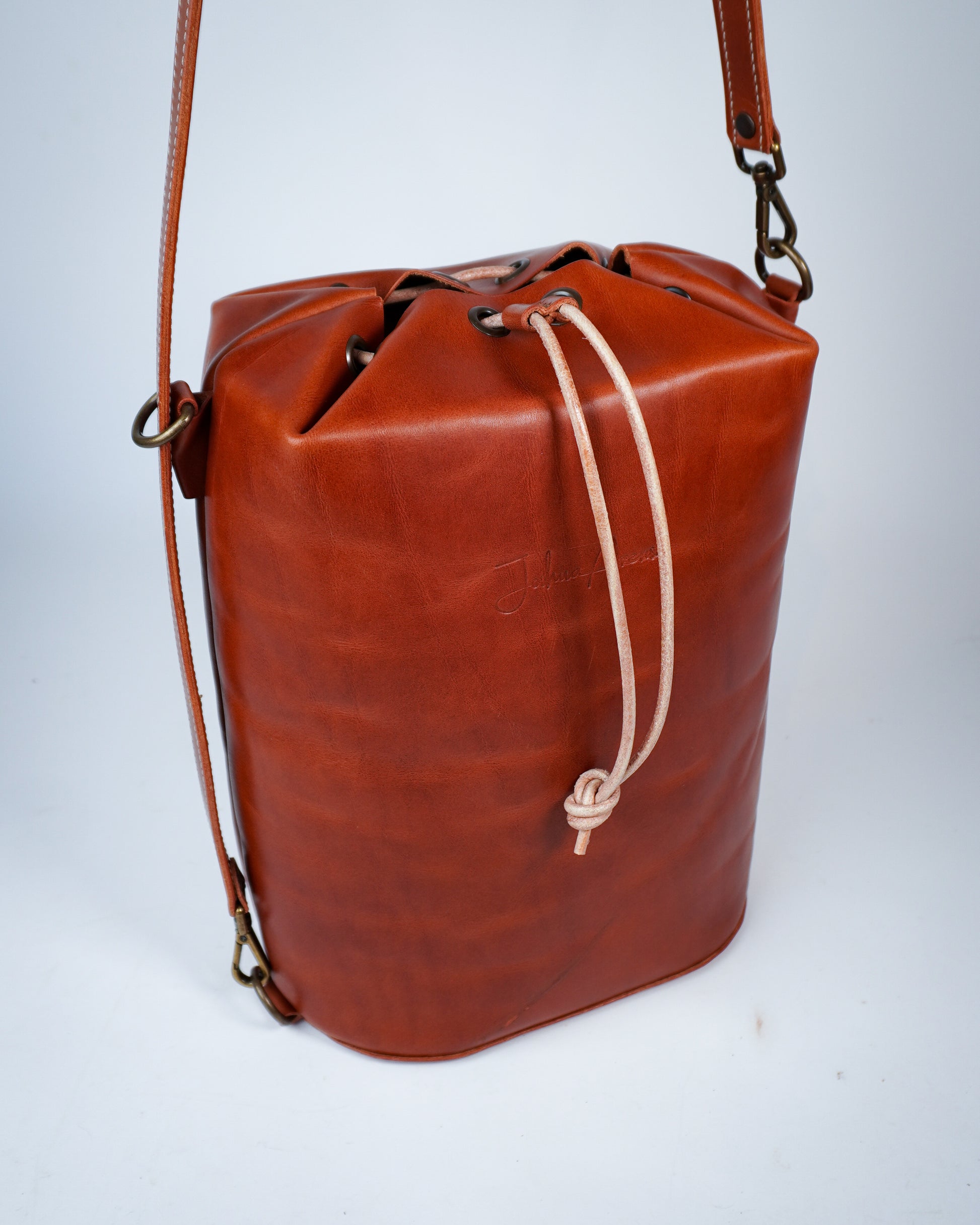 Leather Bucket Bag Pattern - 3 Different Sizes