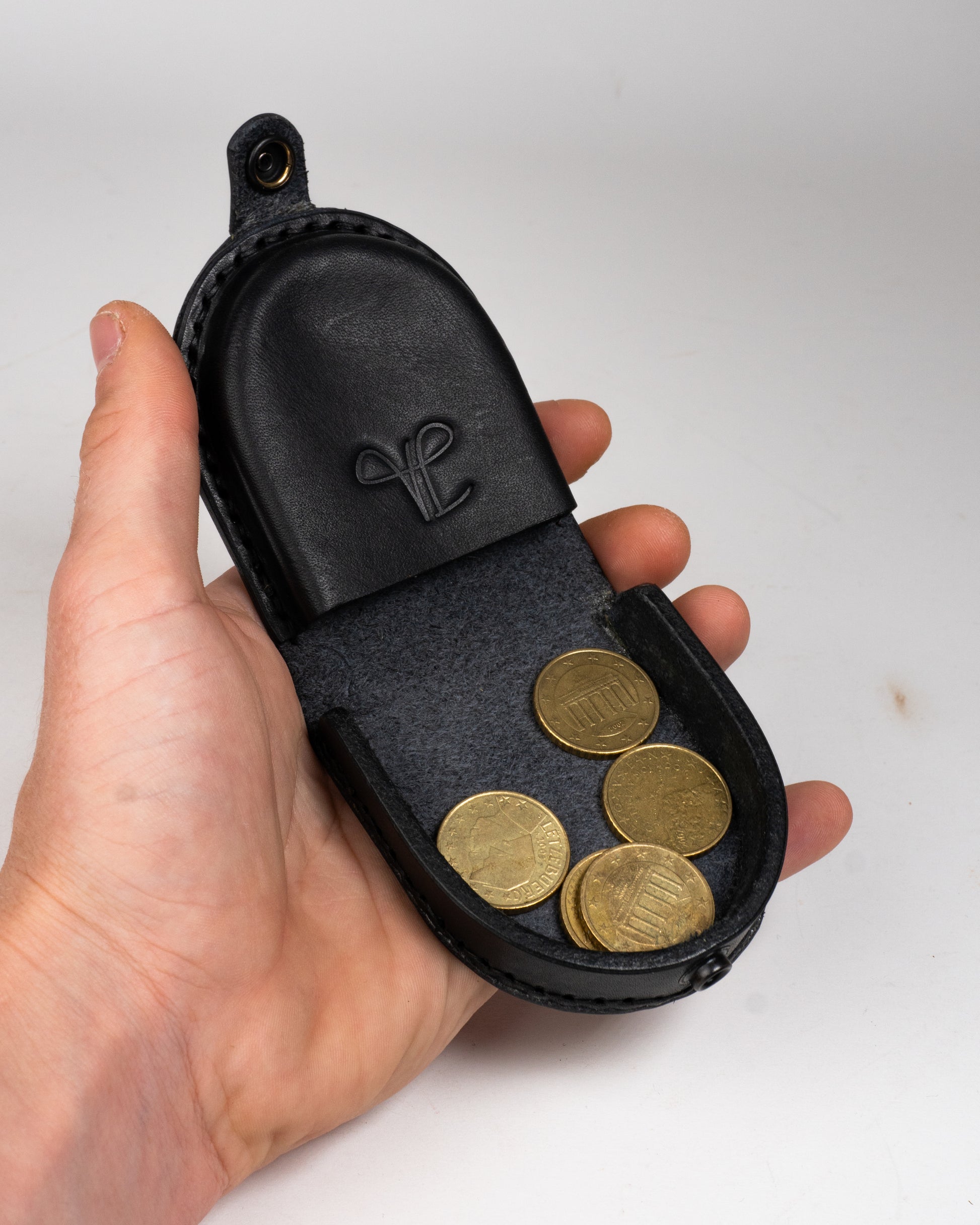 Leather Coin Wallet Horseshoe Pocket Coin Purse