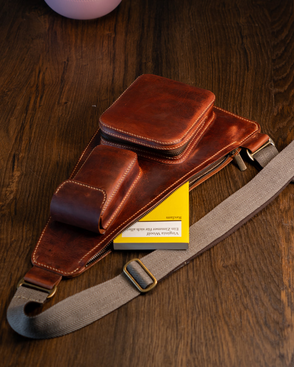 Tear Shaped Leather Sling Bag Pattern