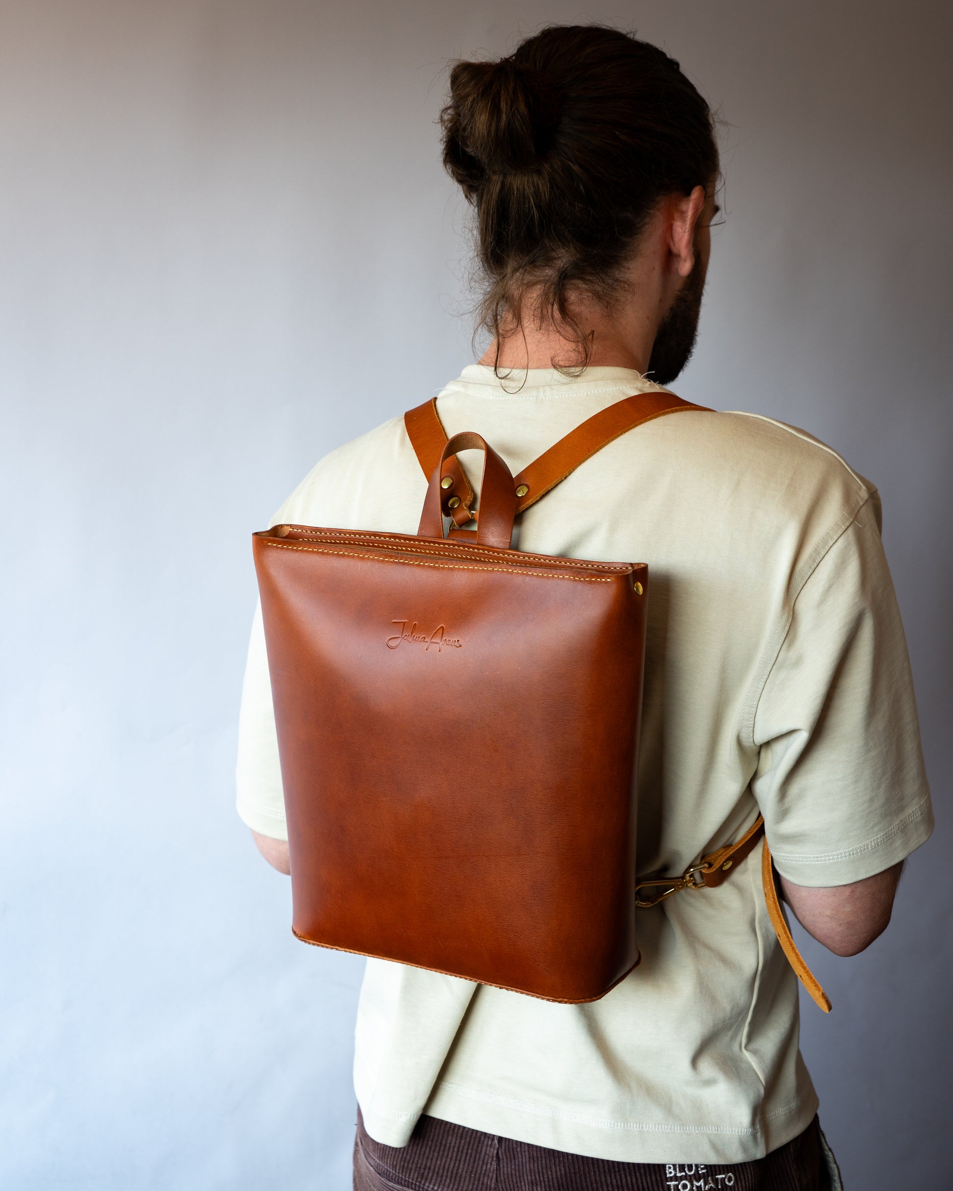 Minimalist Leather Backpack Pattern