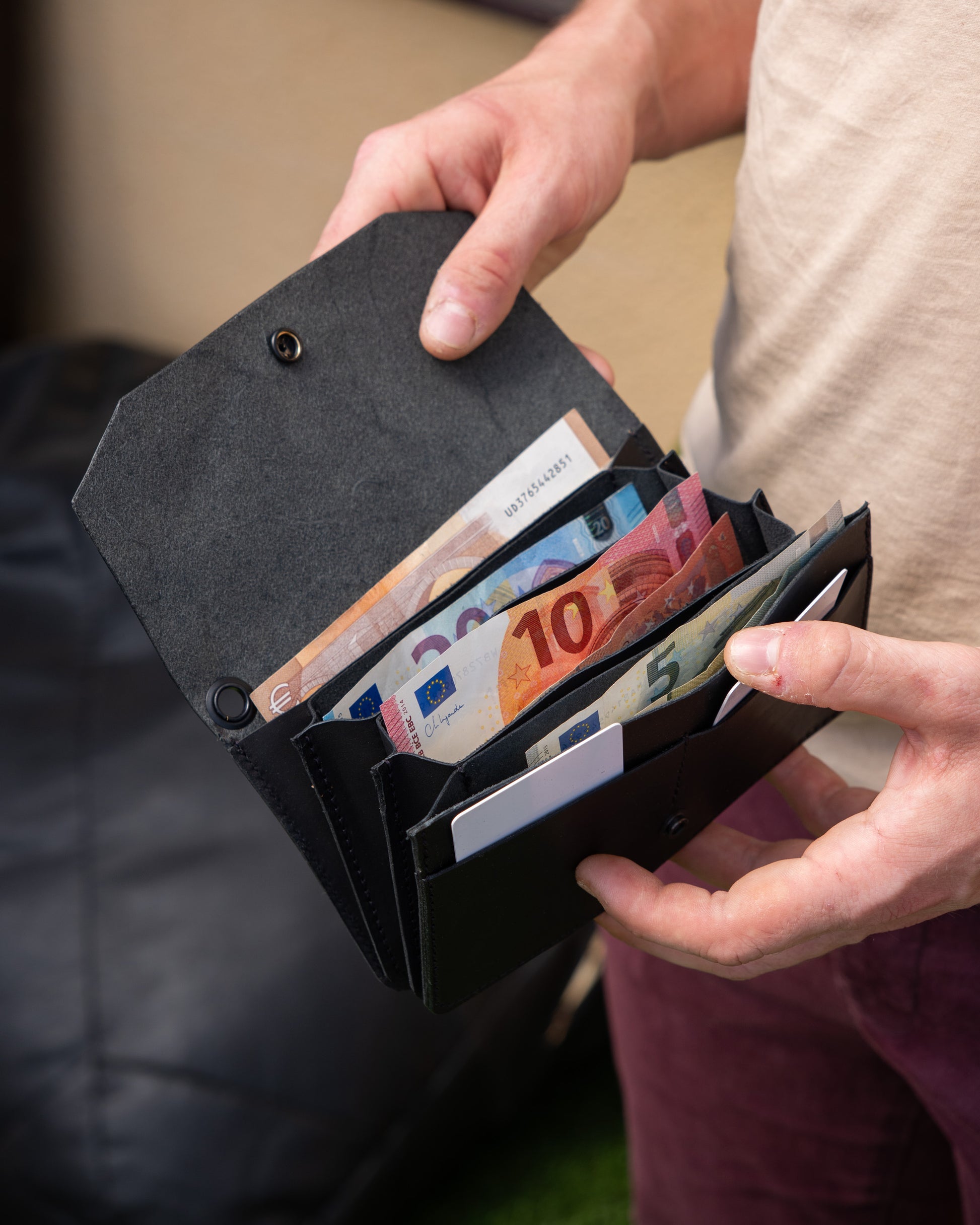 Akkordeon Geldbeutel