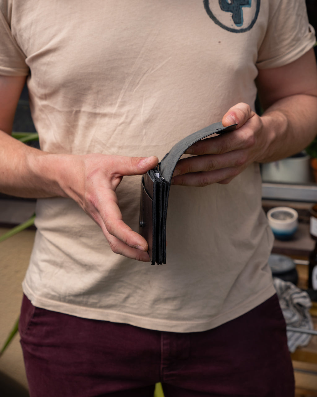 Akkordeon Geldbeutel