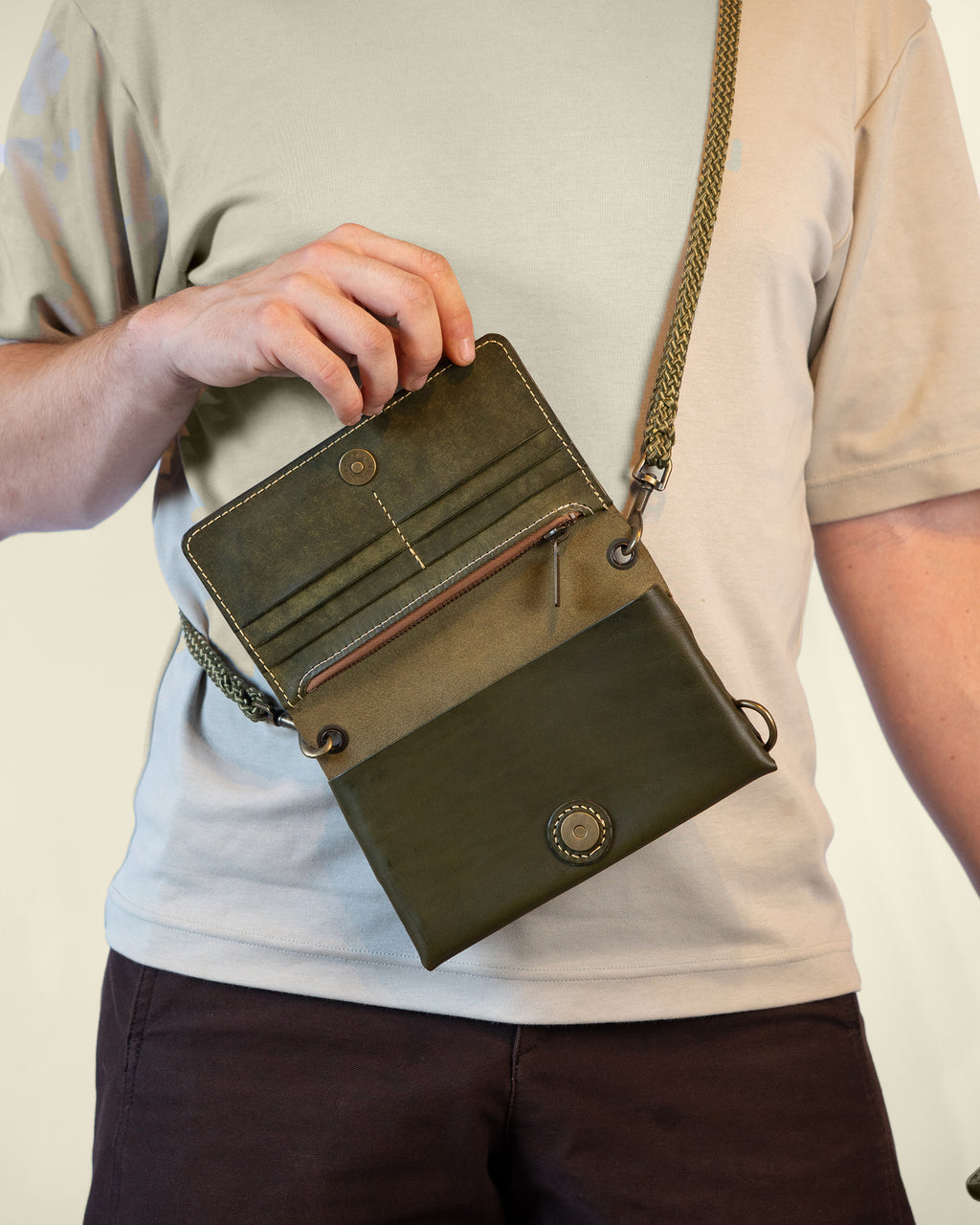 Crossbody Geldbeutel – Salvia