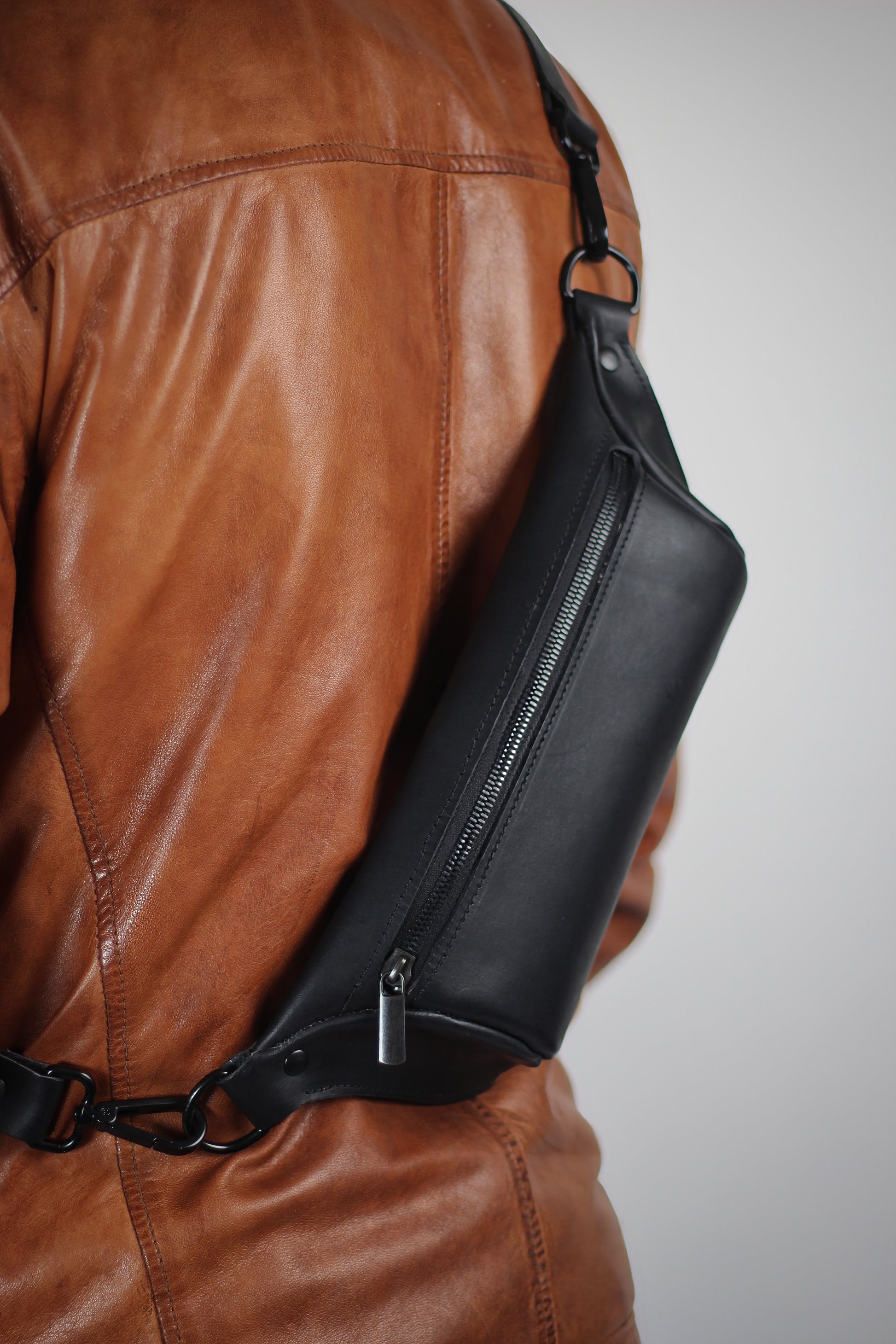 Handcrafted Leather Sling Bag, Leather Shoulder Bag