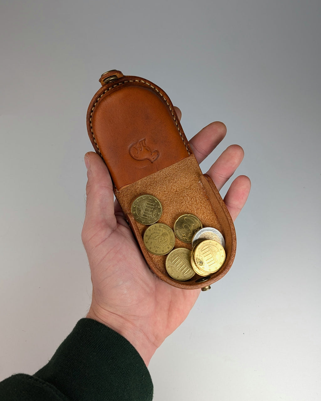Leather Coin Wallet Horseshoe Pocket Coin Purse