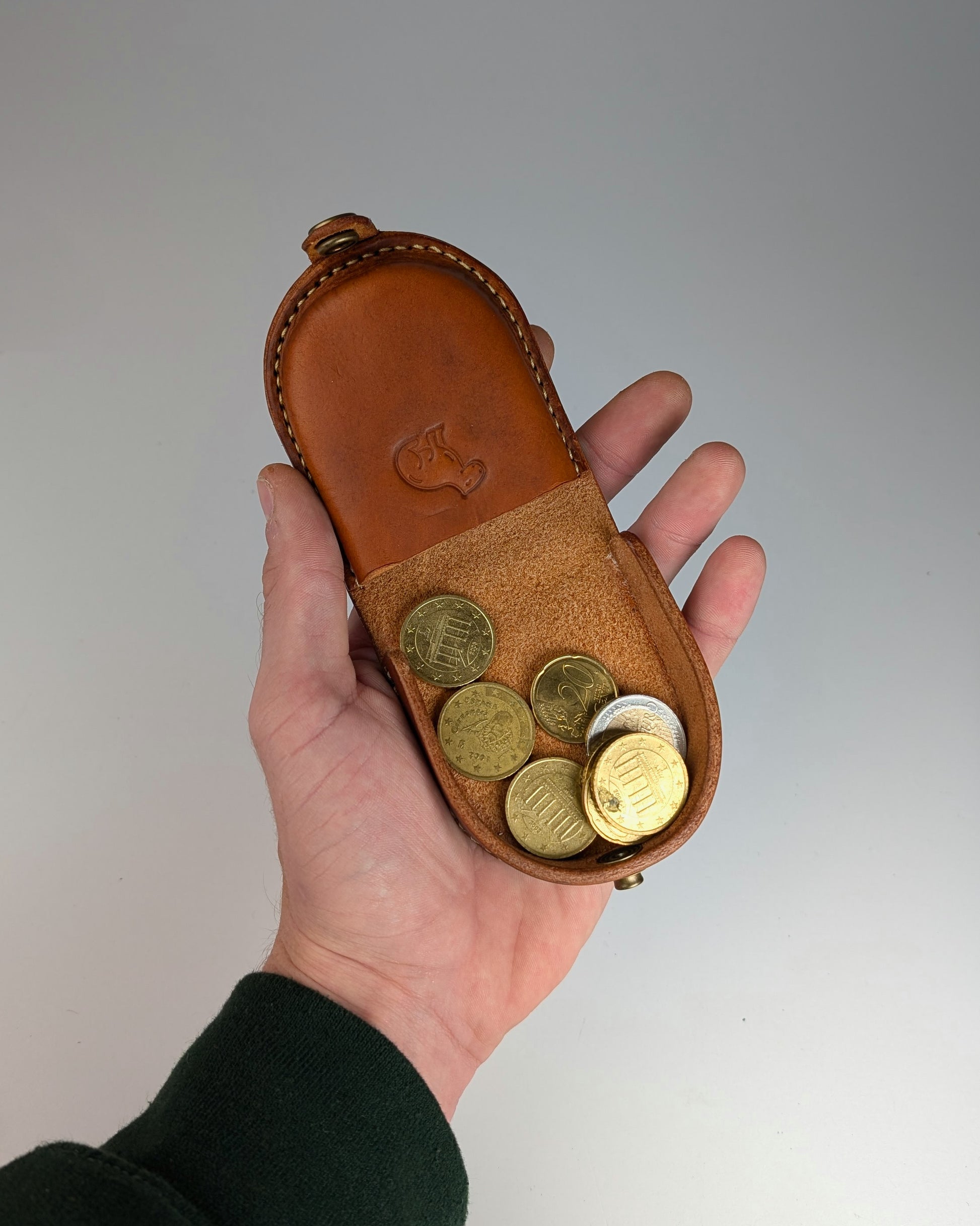 Leather Coin Wallet Horseshoe Pocket Coin Purse