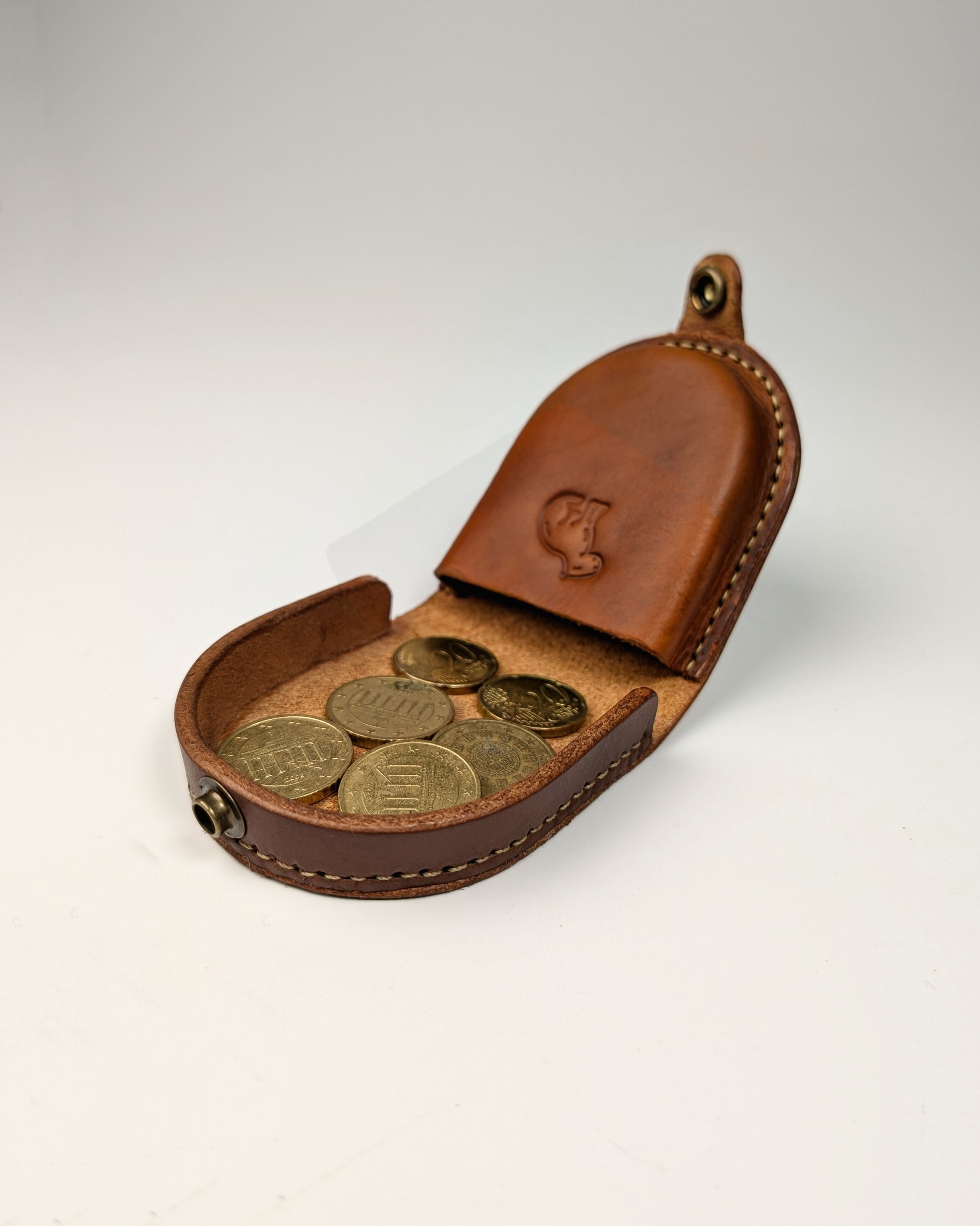 Leather Coin Wallet Horseshoe Pocket Coin Purse