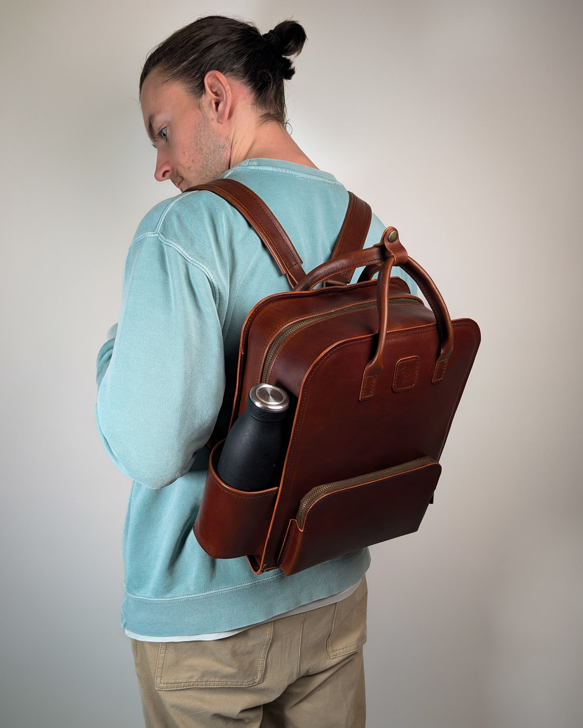 Leather Square Backpack Pattern