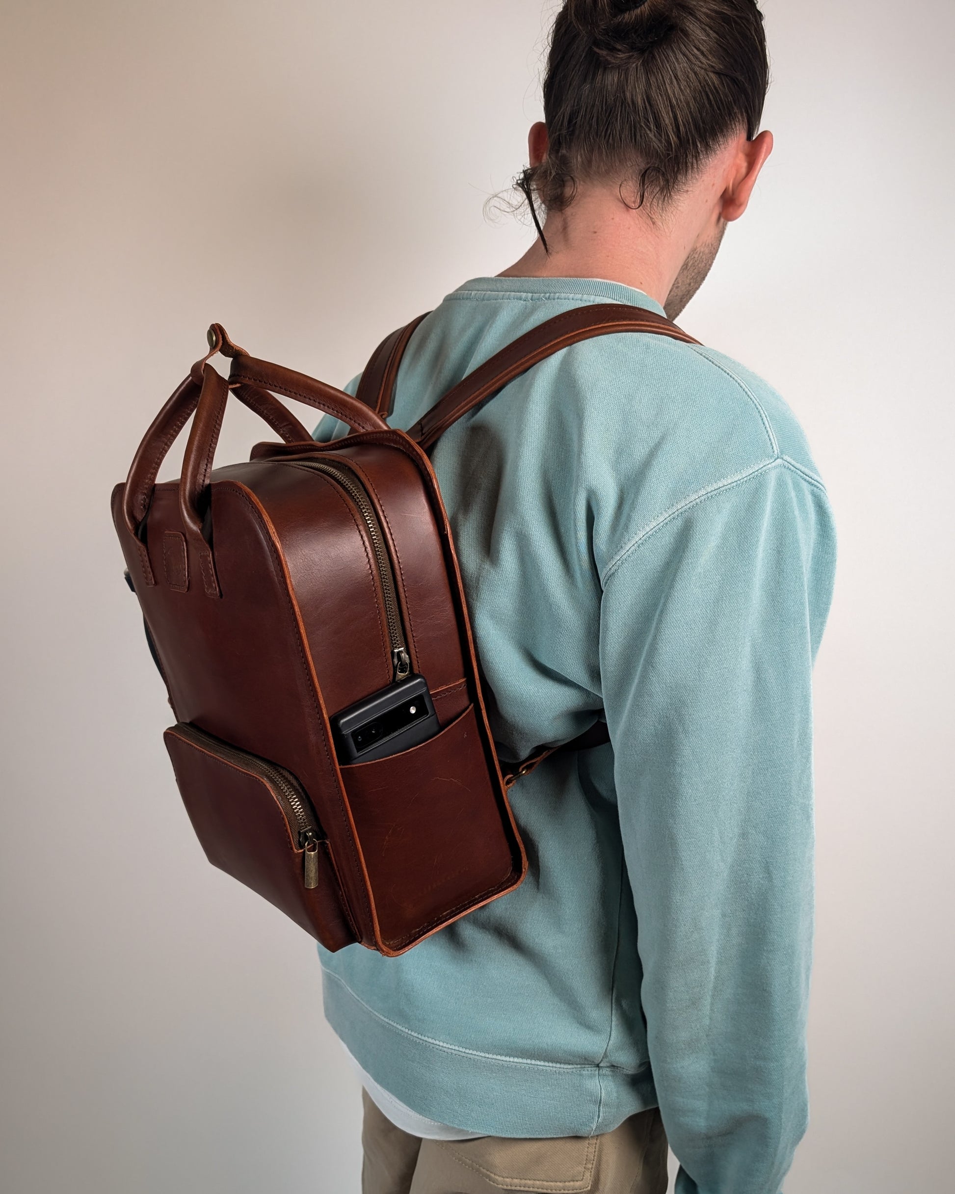 Leather Square Backpack Pattern