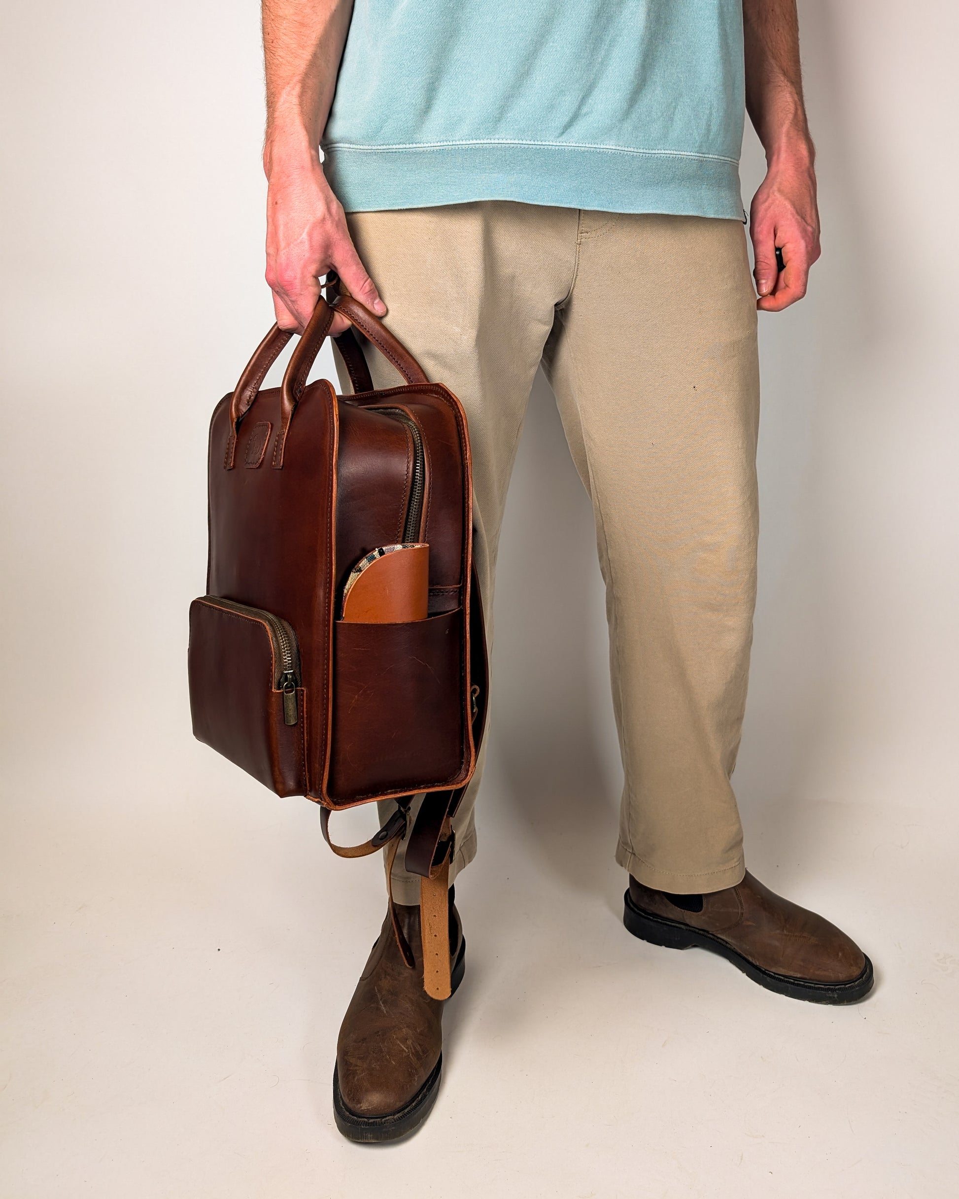 Leather Square Backpack Pattern