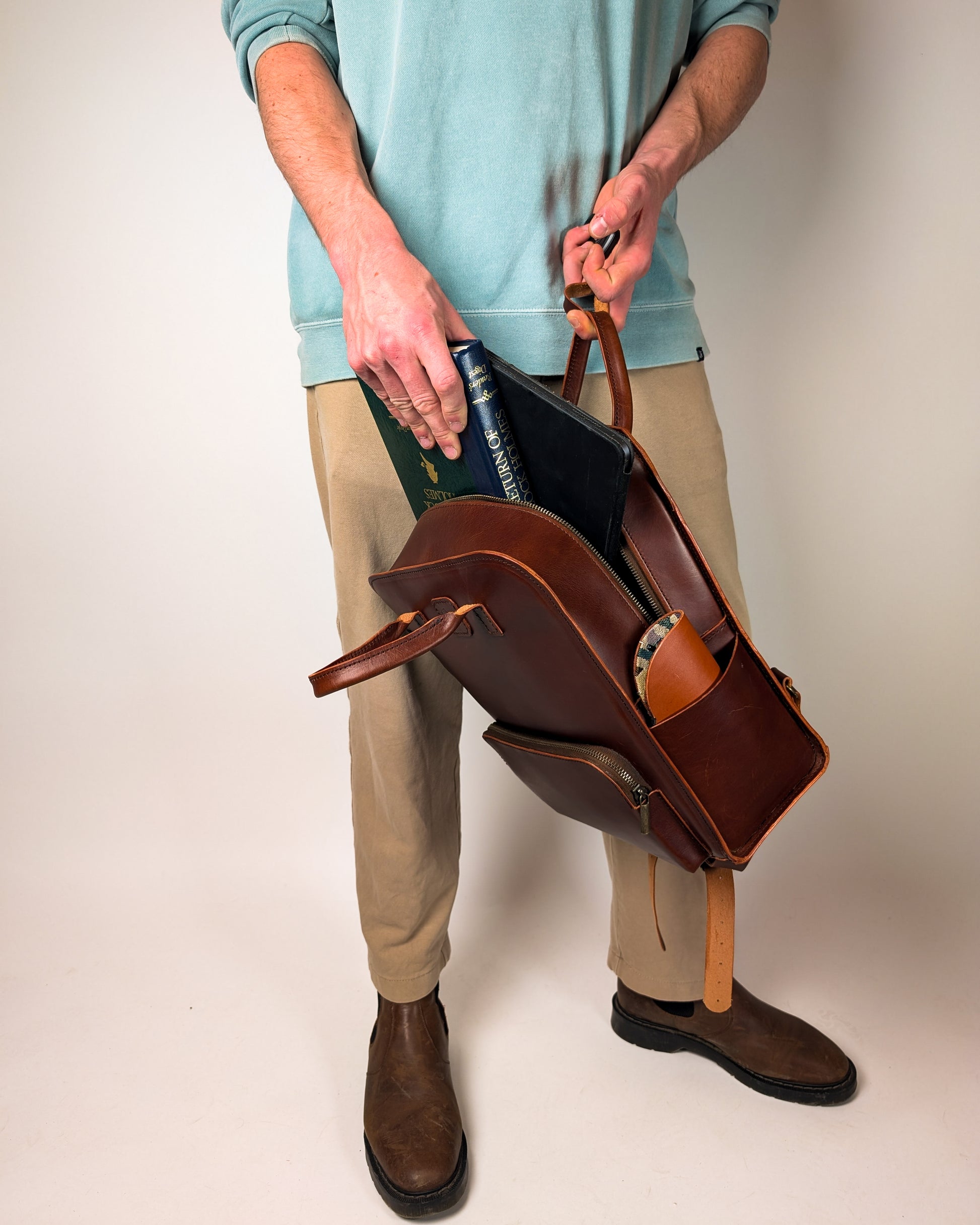Leather Square Backpack Pattern
