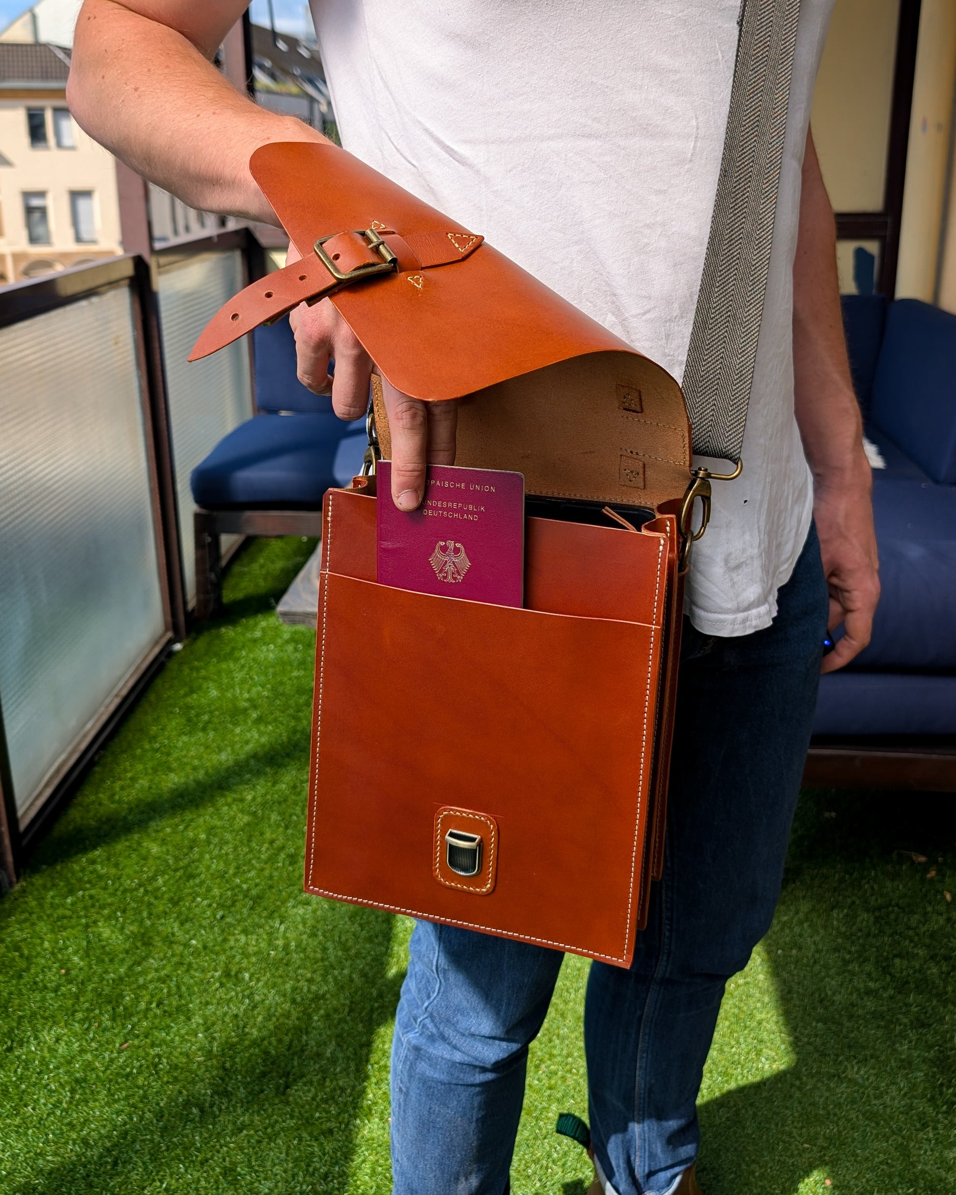 Leather Satchel Pattern