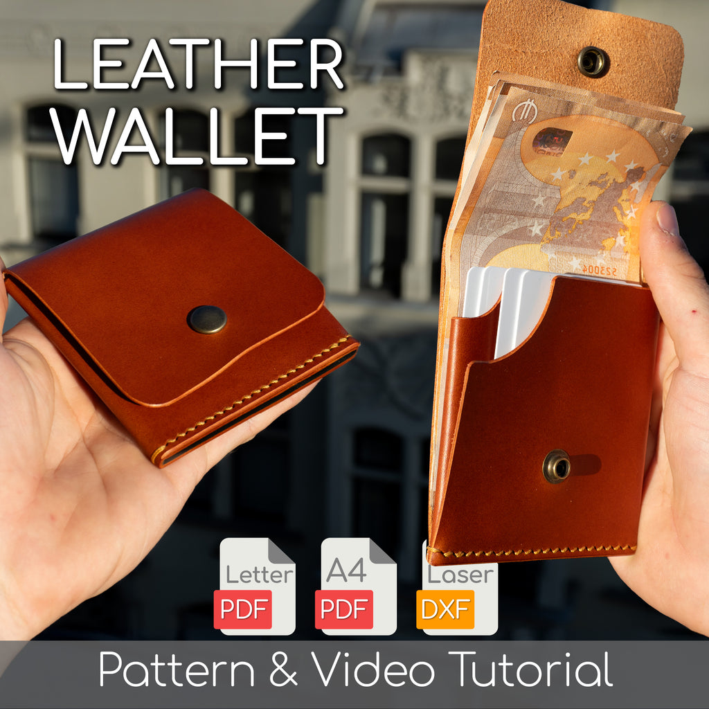 Leather Fold Wallet Pattern