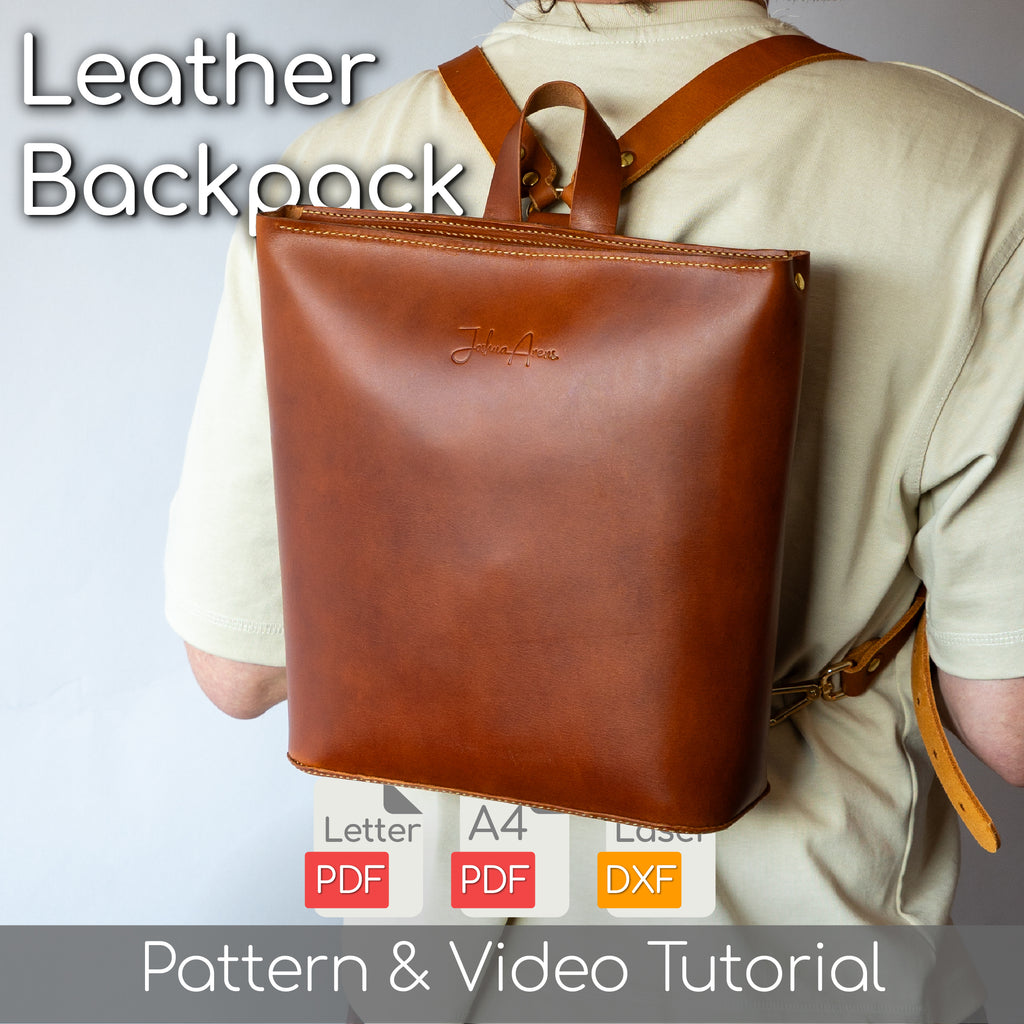 Minimalist Leather Backpack Pattern