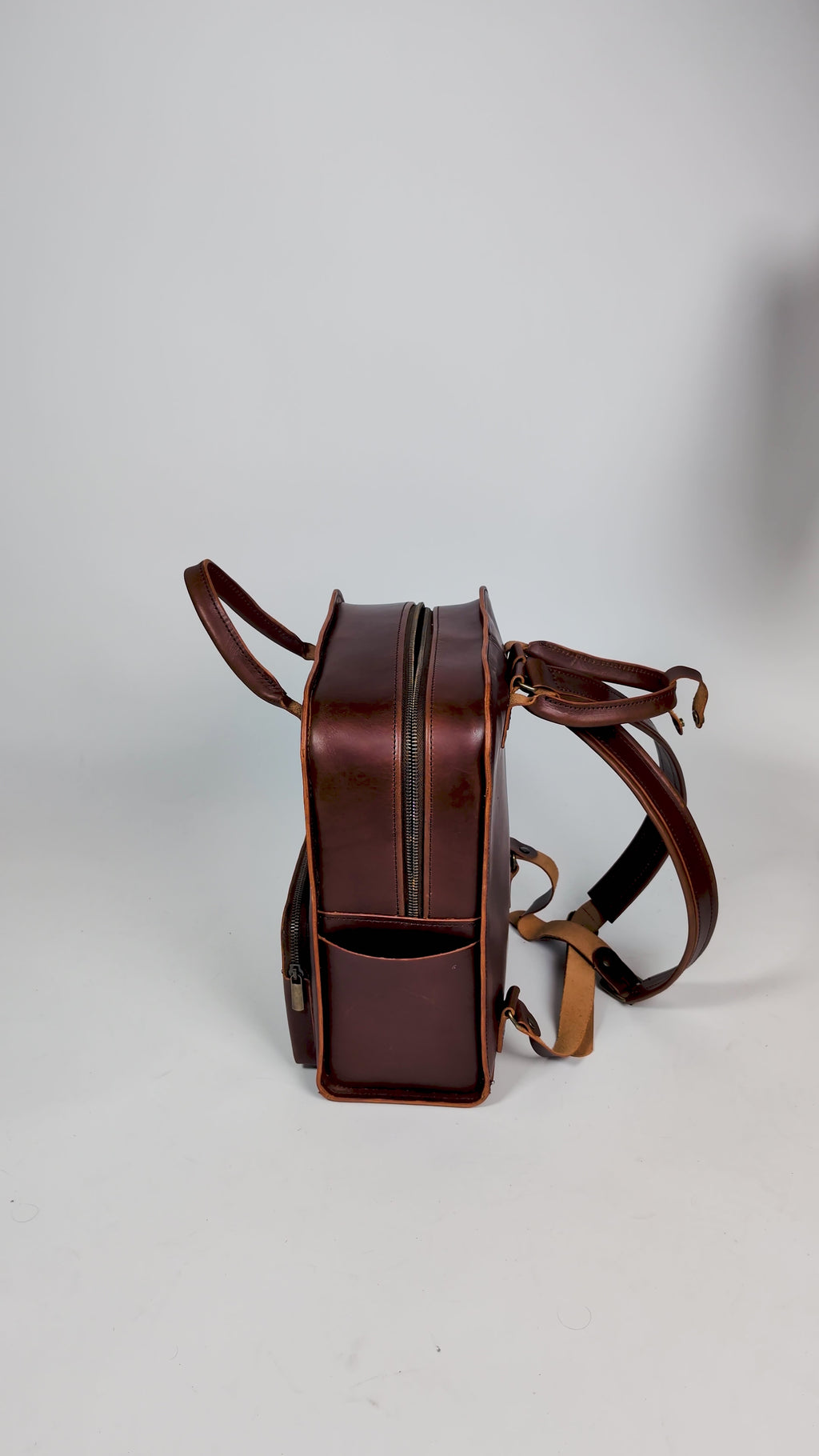 Leather Square Backpack Pattern