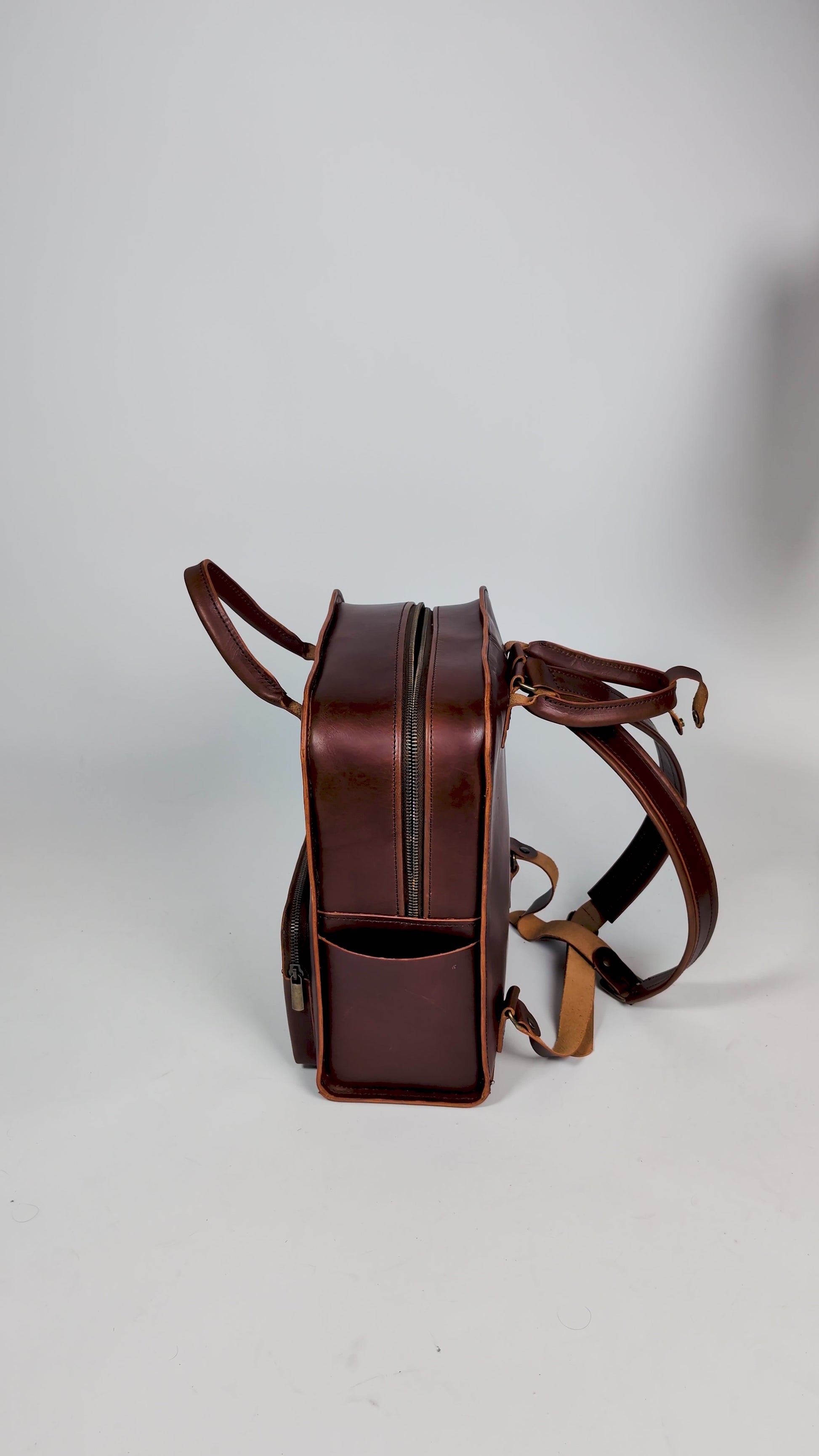 Leather Square Backpack Pattern